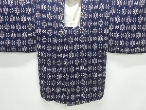 抽象花模様道行コート